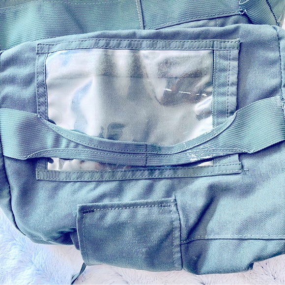 US Military Canvas Army Green Duffel Bag Rucksack Backpack - Picture 4 of 8